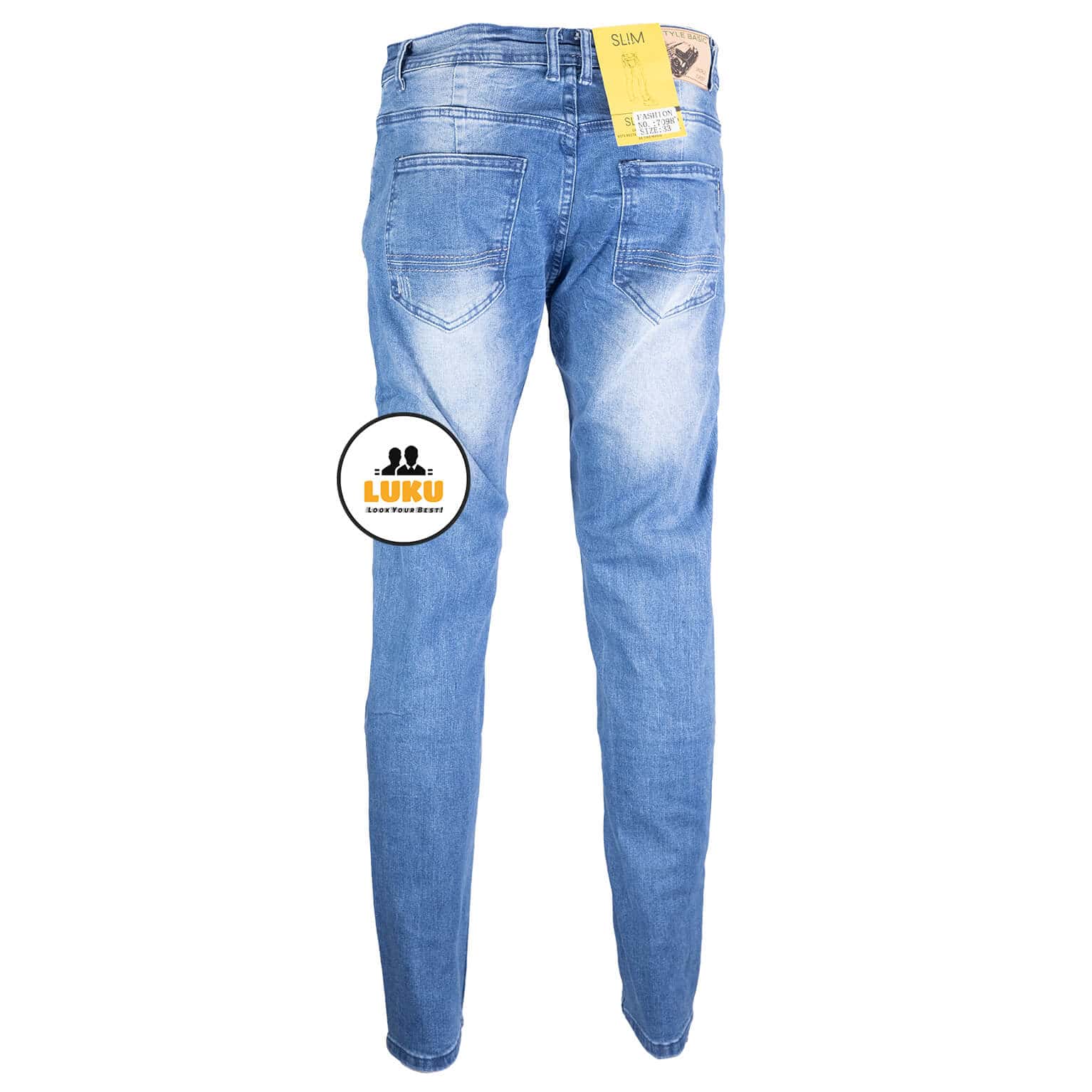 Fashion (Light Blue)Oversize Straight Jeans Men Casual Loose Denim Trousers  High Street Hip Hop Baggy Pants Solid Man Big Size 28-48 Stretch XXA | Jumia  Nigeria