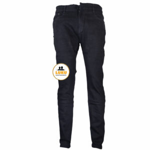 Black Plain Men Jeans In Kenya