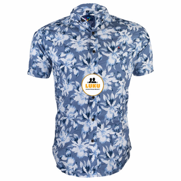 Cheap Short sleeve men floral shirts kenya