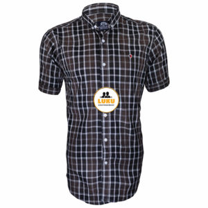 checked short sleeve shirts for men